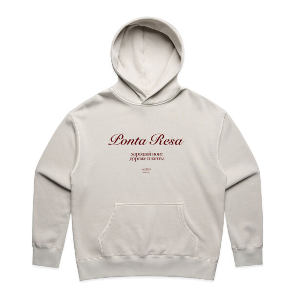 Ponta Resa Pont Maroon Hoodie Thumbnail